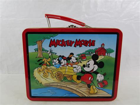 metal mickey mouse lunch box for sale|mickey mouse clubhouse lunch box.